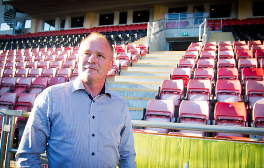 Porträtt på Sundsvalls tränare Roger Franzén