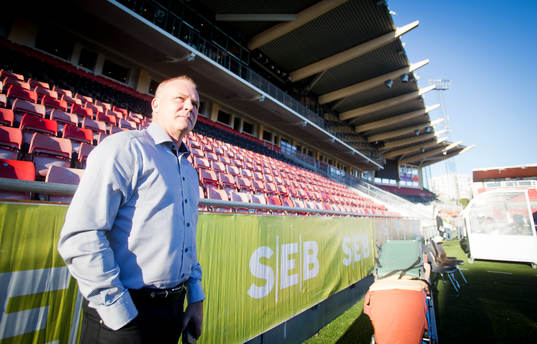 Porträtt på Sundsvalls tränare Roger Franzén