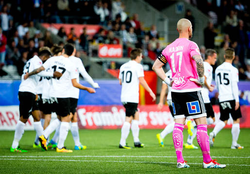 Sundsvalls målvakt Tommy Naurin deppar