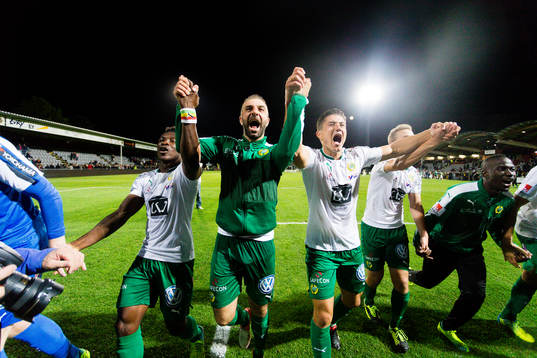 Hammarbys Kennedy Bakircioglu jublar