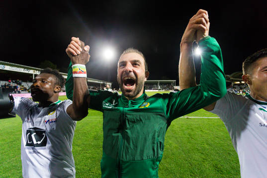 Hammarbys Kennedy Bakircioglu jublar