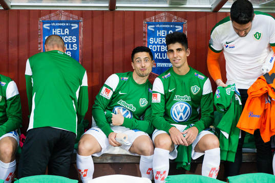 Jönköpings Sergio Calatayud Lebron och Alex Portillo