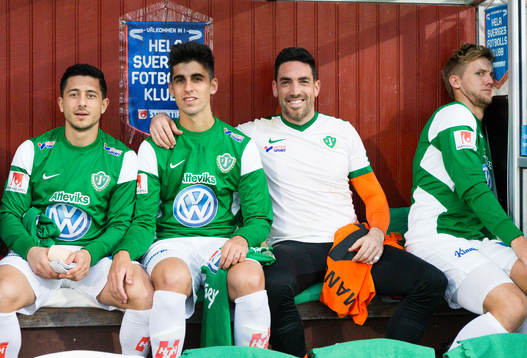 Jönköpings Sergio Calatayud Lebron, Alex Portillo och