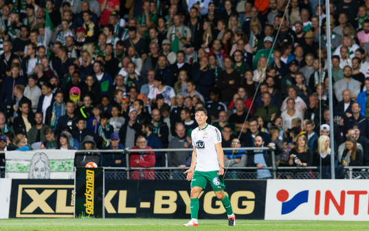 Hammarbys David Boo Wiklander reagerar