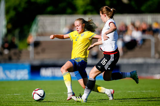 Sveriges Maja Göthberg och Tysklands Isabella Hartig