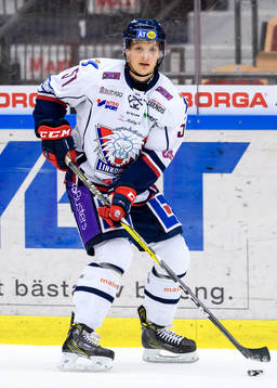 Linköpings Kristian Näkyvä på uppvärmningen