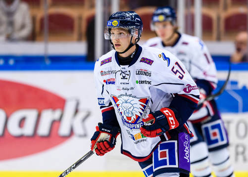 Linköpings Kristian Näkyvä på uppvärmningen