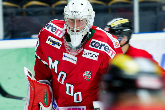 Modos målvakt Isak Wallin