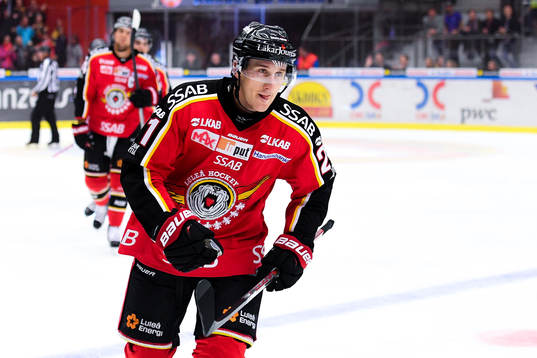 Luleås Bill Sweatt jublar