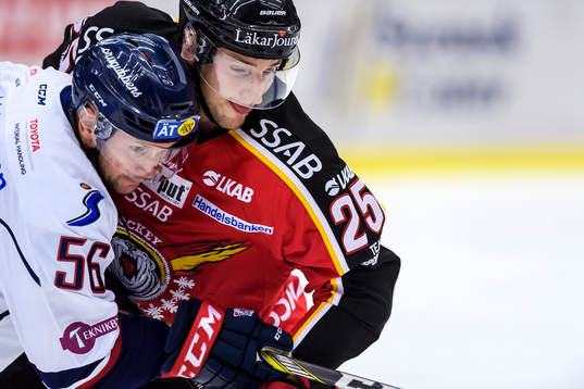 Linköpings Niclas Bergfors och Luleås Anton Hedman