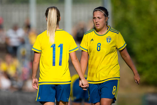 Sveriges Tove Almqvist och Filippa Angeldal