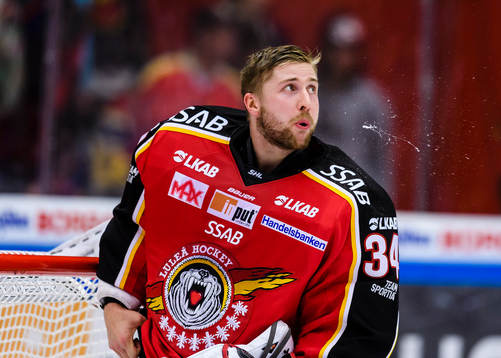Luleås målvakt Joel Lassinatti