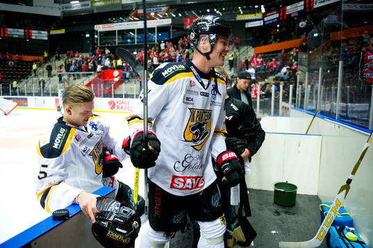 Panterns Carl-Johan Lerby och Lars Bryggman jublar