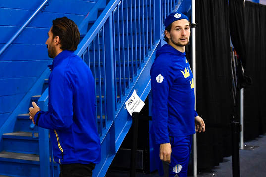 Sveriges Henrik Lundqvist och Filip Forsberg