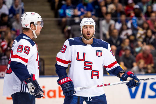 s Justin Abdelkader och Brandon Dubinsky