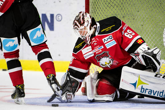 Malmö Redhawks målvakt Oscar Alsenfelt