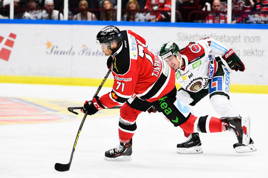 Malmö Redhawks Mathias Tjärnqvist och Frölundas John