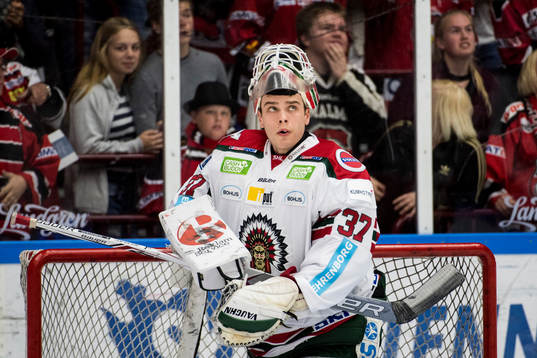 Frölundas målvakt Johan Gustafsson