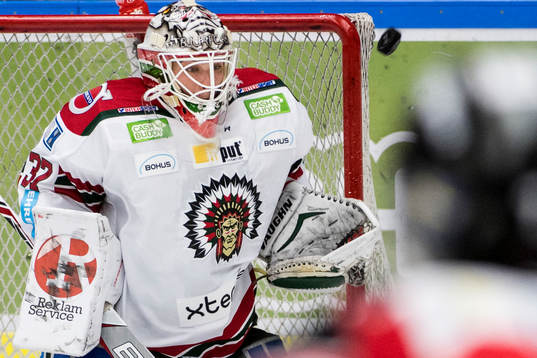 Frölundas målvakt Johan Gustafsson