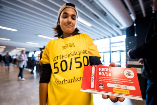 50/50 lott till försäljning