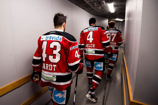 Malmö Redhawks Nichlas Hardt, Noah Welch och Johan