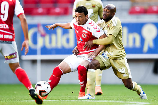 Kalmars Ismael Silva Lima och Östersunds Fouad Bachirou