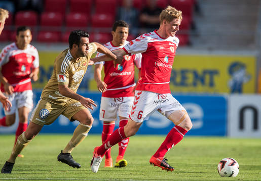 Kalmars Rasmus Elm och Östersunds Brwa Nouri
