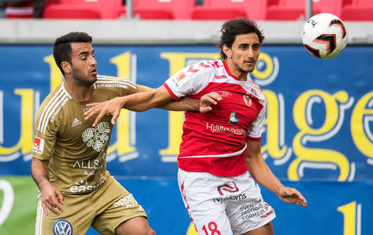 Kalmars Mahmoud Eid  och Östersunds Brwa Nouri