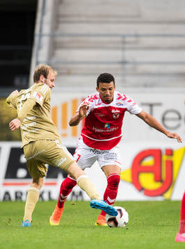 Kalmars Ismael Silva Lima och Östersunds Curtis Edwards