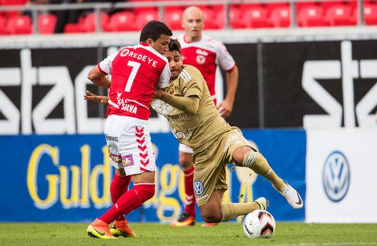 Kalmars Ismael Silva Lima och Östersunds Hosam Aiesh