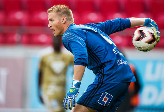 Östersunds målvakt Hampus Nilsson