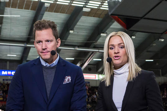 C Mores expert Fredrik Warg och programledare Ida