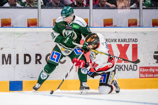 Färjestads Per Åslund och Örebros Johan Wiklander