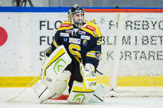 Södertäljes målvakt Alexander Sahlin