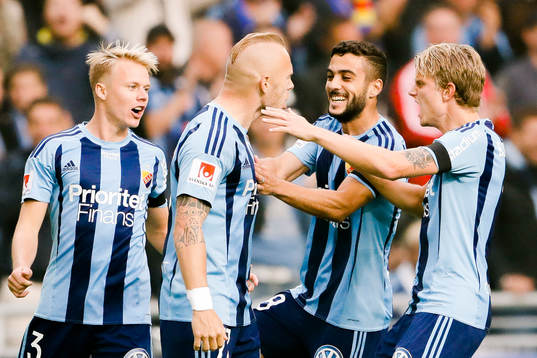 Djurgårdens Magnus Eriksson, Elliot Käck , Othman El
