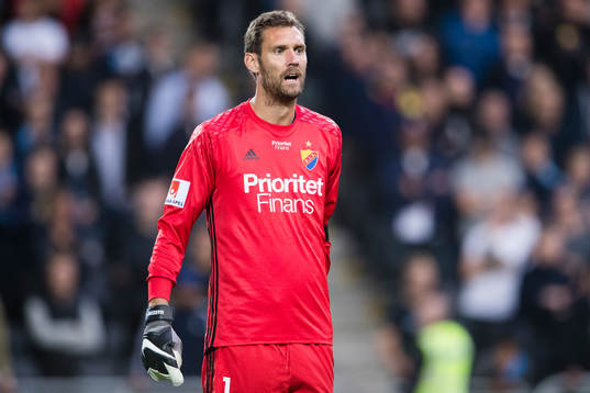 Djurgårdens målvakt Andreas Isaksson