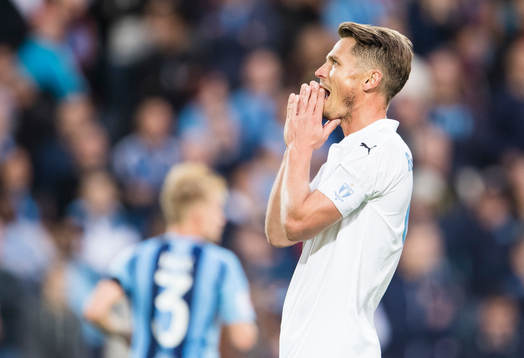 Malmö FFs Markus Rosenberg deppar