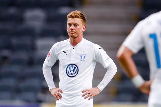 Malmö FFs Anders Christiansen deppar