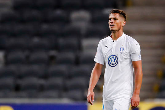 Malmö FFs Markus Rosenberg deppar