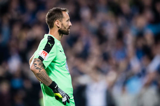 Malmö FFs målvakt Johan Wiland