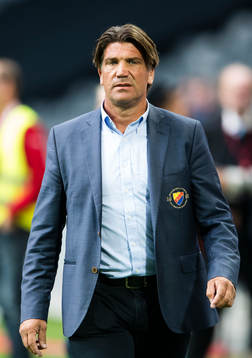 Djurgårdens sportchef Bo Andersson innan fotbollsmatchen i