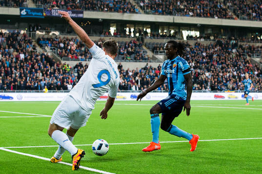Malmö FFs Markus Rosenberg och Kebba Ceesay