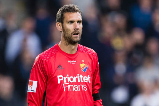 Djurgårdens målvakt Andreas Isaksson