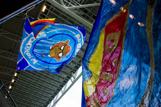 Djurgårdens supporter flaggor