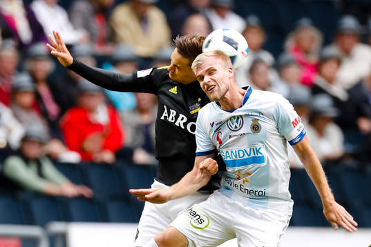 s Amin Affane och Gefles Robin Nilsson