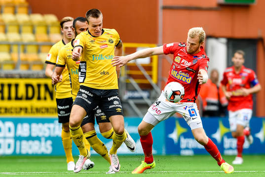 Elfsborgs Viktor Prodell och Falkenbergs Per Karlsson