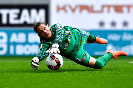 Falkenbergs målvakt Otto Martler