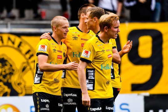 Elfsborgs Daniel Gustavsson jublar