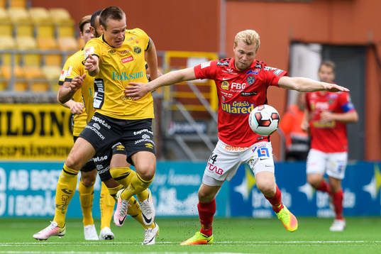 Falkenbergs Per Karlsson och Elfsborgs Viktor Prodell