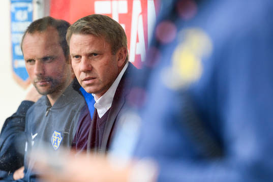 Falkenbergs tränare Hans Eklund